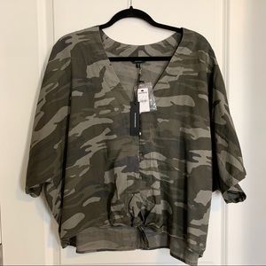 NWT - EXPRESS - Camo Top